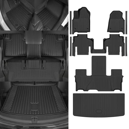 Custom Fit Floor Mats for 2026 Jeep Grand Wagoneer 7 Seats