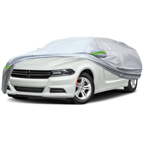 6 Layers Premium Sedan Car Cover Waterproof All Weather Weatherproof UV Sun Protection Snow Dust Storm Resistant Outdoor Exterior Custom Form