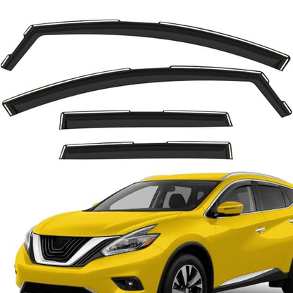 Extra Durable Window Deflectors in (4 Count)