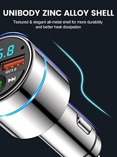 FM Transmitter for Car Bluetooth 5.3