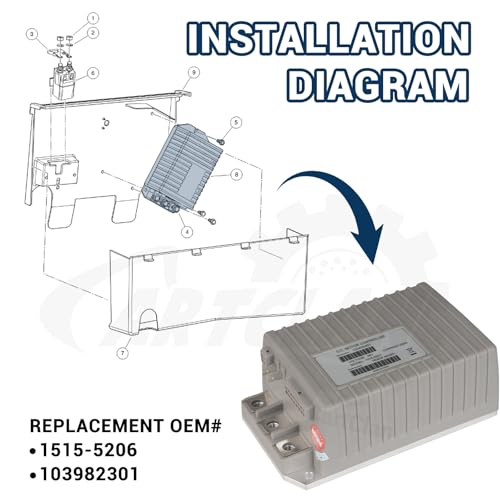 1515 5201 Golf Cart DC Motor Controller Suitable for 2009