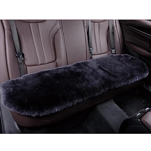Genuine Sheepskin Car Rear Seat Cover for Fuzzy Fur Wool Cushion