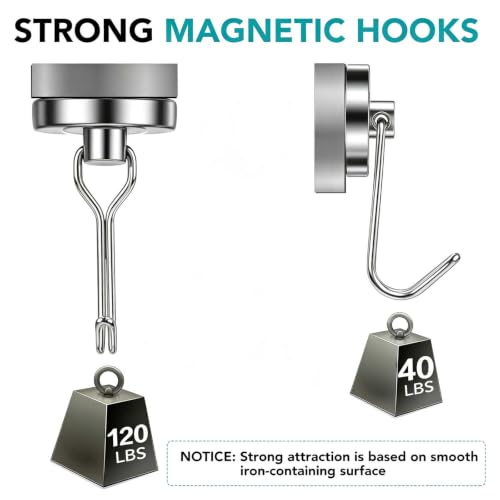 Magnetic Hooks (12 Count)