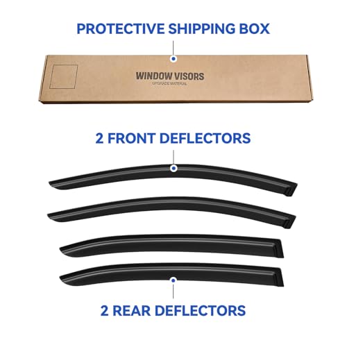 Window Visors Rain Guards for 2014