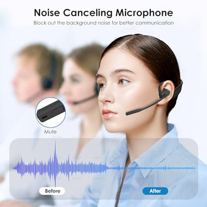 Open Ear Headphones with Mic