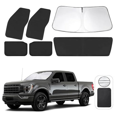 Window Shades for Ford F150 4Door 2021 (6 Count)