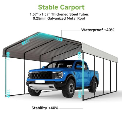 12x20FT Metal Carport