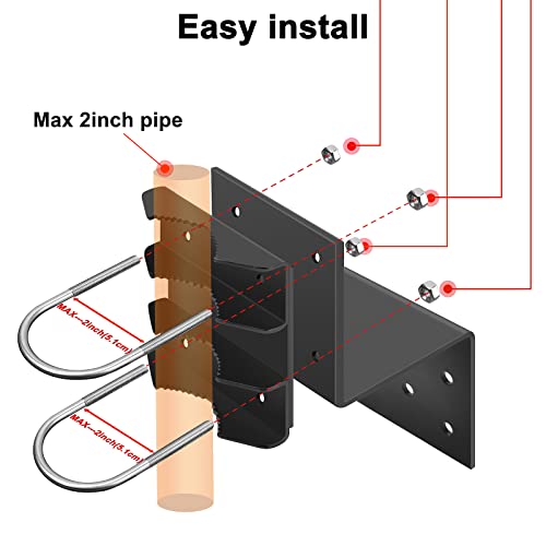 Antenna Mount Outdoor Antenna Pole Mast Mount Bracket