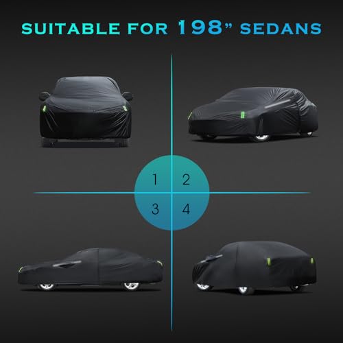 Car Cover Waterproof All Weather for Automobiles