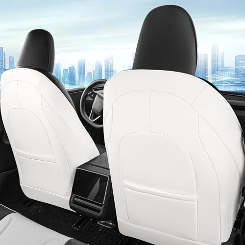 Leather Seat Covers for Tesla Model Y Juniper 2025 2026 Full Set
