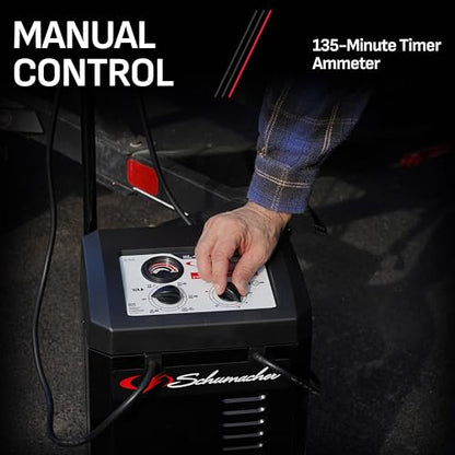 Wheeled 10A Car Battery Charger & Maintainer