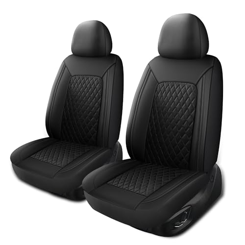 Faux Leather Front Car Seat Covers (2 Count)