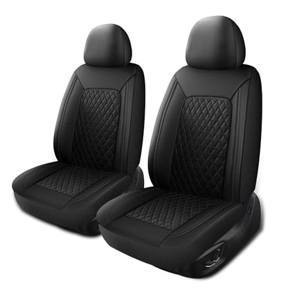 Faux Leather Front Car Seat Covers (2 Count)