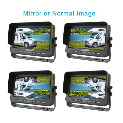 7" 1080P AHD Wired Reverse Rear View Backup Camera System