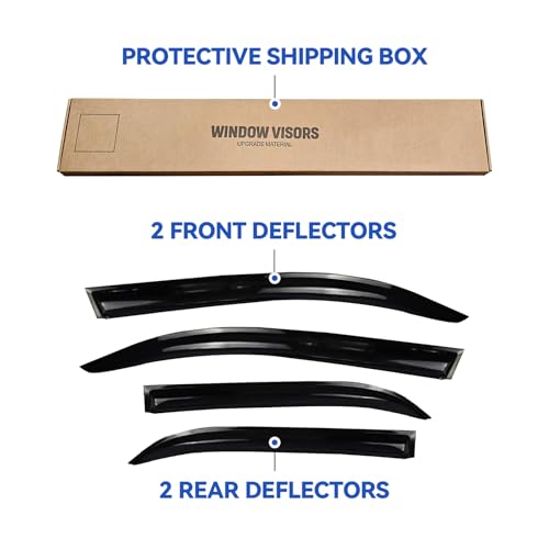 Window Visors Rain Guards for 2012