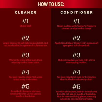 Leather Cleaner & Conditioner Gift Set