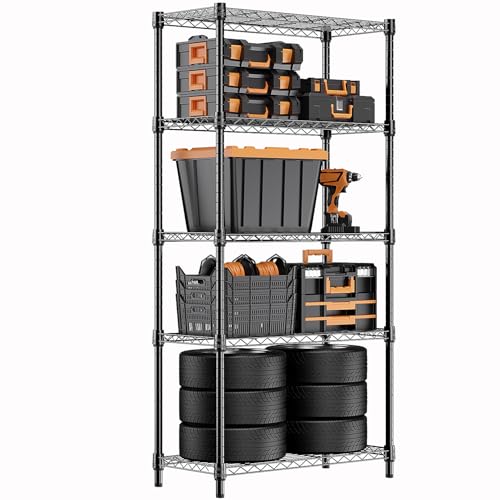 1250 lbs Storage Shelving Utility Shelving Unit 5 (5 Count)