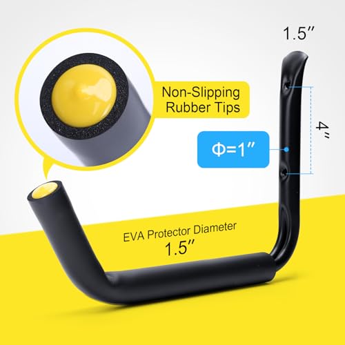 Heavy Duty Garage Storage Hooks (4 Count)