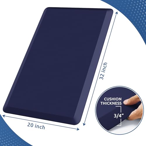 0.8" Thick Kitchen Mat Cushioned Anti Fatigue Rug Comfort Floor Mats