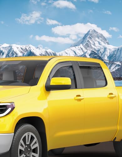 Window Visors Rain Guards for Toyota Tundra 2007 (4 Count)