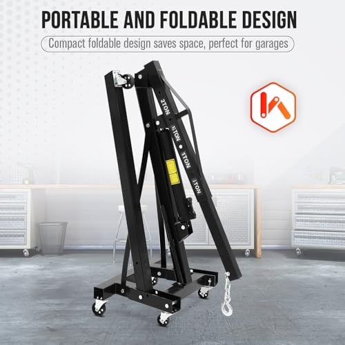 2 Ton Hydraulic Engine Hoist with Lever Stabilizer