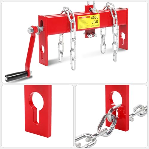 4000lbs Engine Leveler Steel Engine Hoist Shop Crane Engine Load Leveler