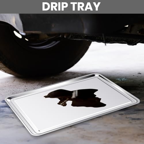 2 Pcs Under Car Oil Pans for Changing Oil