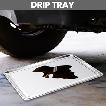2 Pcs Under Car Oil Pans for Changing Oil