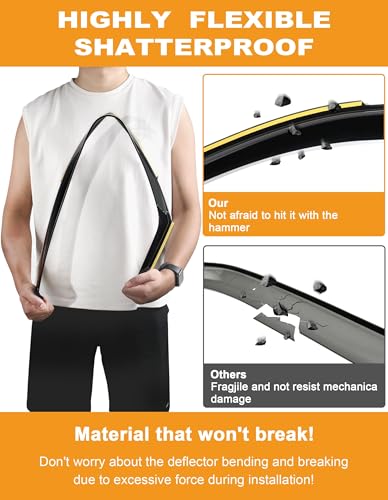 in Channel Window Visors Rain Guards for Honda CR