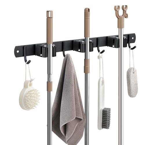 Broom Hanger and Mop Holder