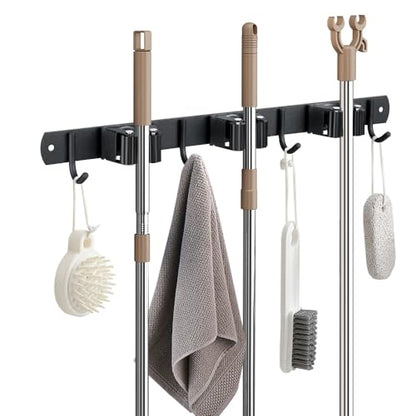 Broom Hanger and Mop Holder