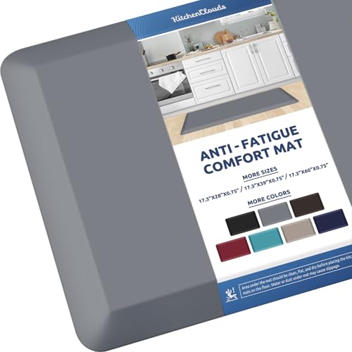 0.8" Thick Kitchen Mat Cushioned Anti Fatigue Rug Comfort Floor Mats