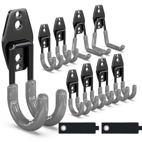 Garden Hose Holder Wall Mount 2 Pack 2.8 Inch (8 Count)