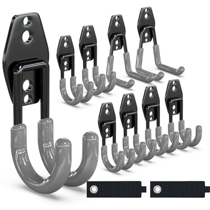 Garden Hose Holder Wall Mount 2 Pack 2.8 Inch (8 Count)