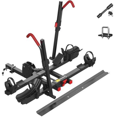 Hitch E Bike Rack with Ramp (2 Count)