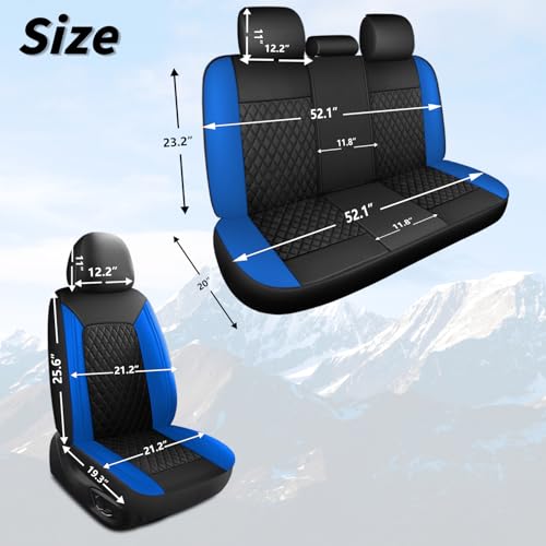 Faux Leather Full Set Car Seat Covers