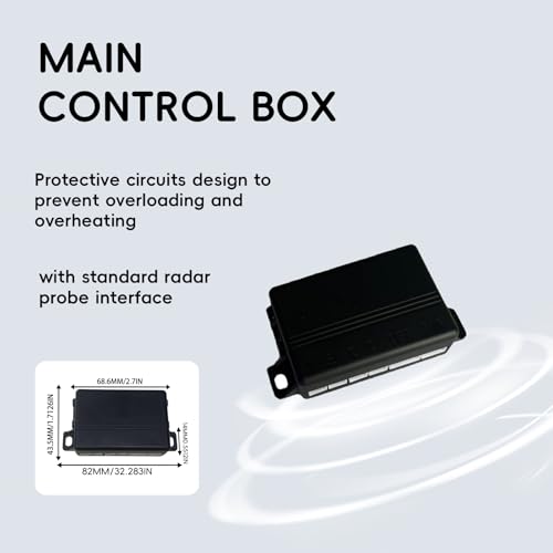 Parking Sensor kit New Feature Rear with Selectable Distance in Feet (4 Count)