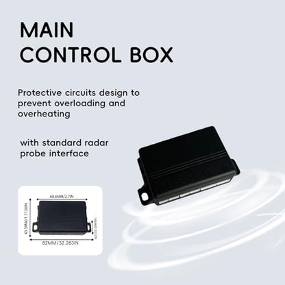 Parking Sensor kit New Feature Rear with Selectable Distance in Feet (4 Count)
