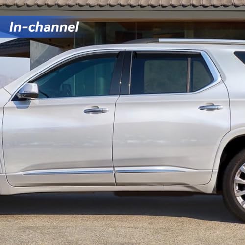 Window Visors Rain Guards for 2018 (4 Count)
