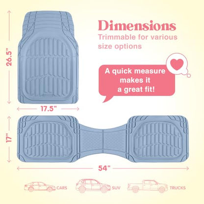 FlexTough LITE Rubber Car Mats Full Set