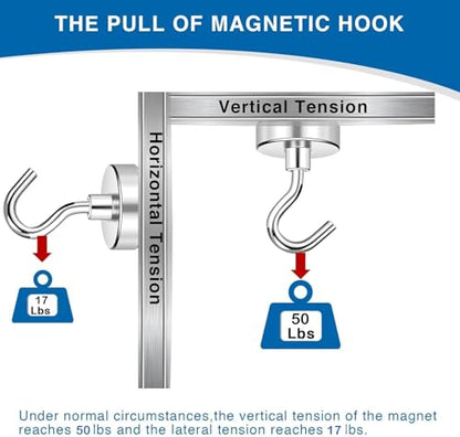 Magnetic Hooks (25 Count)