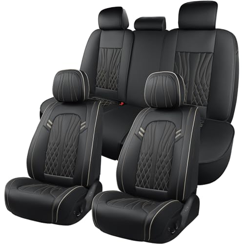 Leather Car Seat Covers 5 Pieces