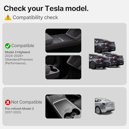 6Pcs Floor Mats for Tesla Model 3 Highland 2024 (6 Count)