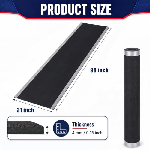 Motorcycle Mat Garage Floor Rug Washable Parking Mats for Garage Floors Non Slip Oil Absorbent Pad Rubber Backing Layer Protects Floor