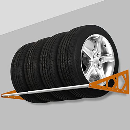 Tire Rack Wall Mount Adjustable 31"