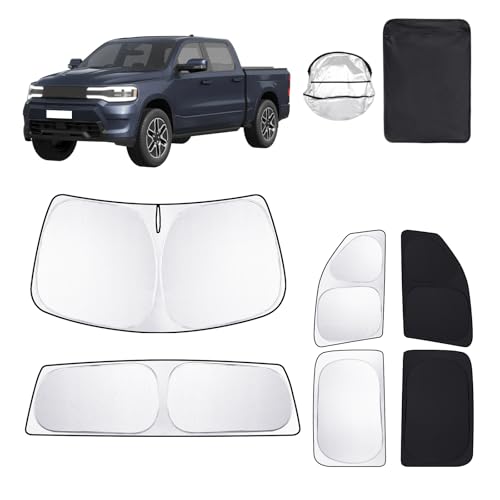 6Pcs Car Window Shades for Dodge RAM 1500 Crew Cab 2019