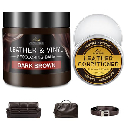 Leather Recoloring Balm with 100ml Mink Oil