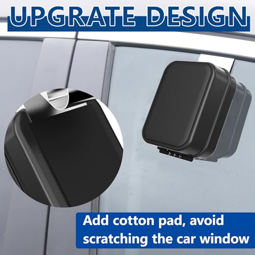Car Window Lock Box with Light Up Dials