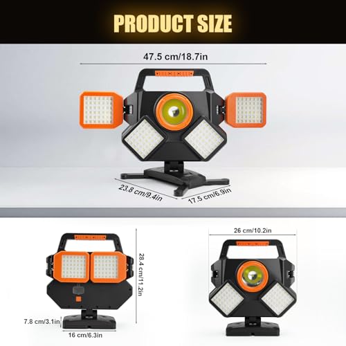 5000LM Rechargeable Work Light
