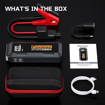 Car Battery Jump Starter 5000A Jump Box